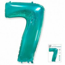 Шар  Цифра 7 тиффани